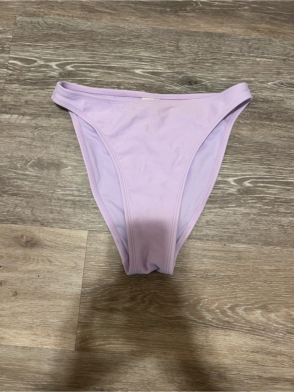 wild fable high waist High-Cut Bikini Bottom in Light Lavender